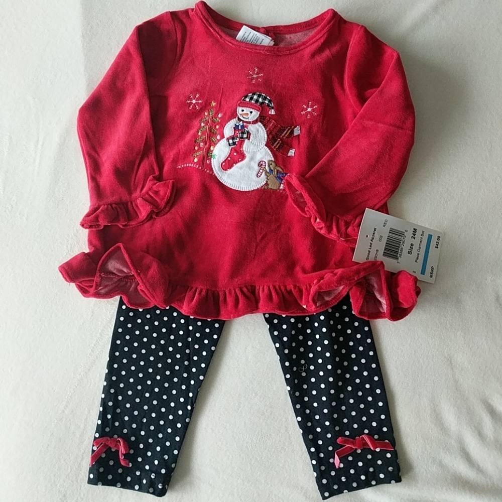 NWT Girls 24 Months Winter Two Piece Outfit